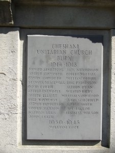 Chesham Unitarian Church Bury
