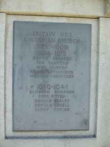 Britain Hill Unitarian Church Heywood