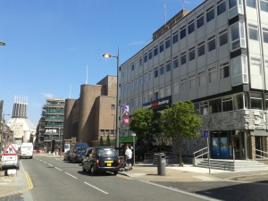 The view along Hope Street