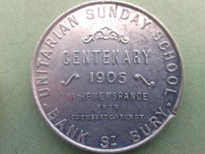 The Bury Sunday School medal