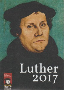 Martin Luther's portrait which comes with the figurine